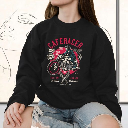 Caferacer Funny Graphic Sweatshirt