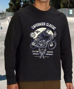 Caferacer Funny Graphic Sweatshirt 3