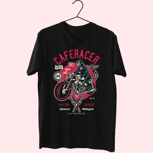 Caferacer Funny Graphic T Shirt