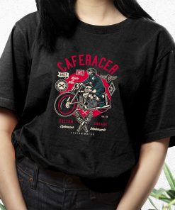 Caferacer Funny Graphic T Shirt