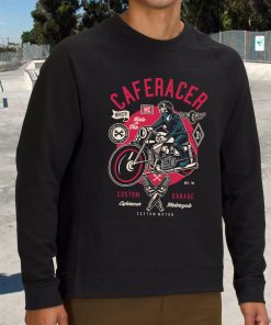 Caferacer Rider Classic Funny Graphic Sweatshirt 3