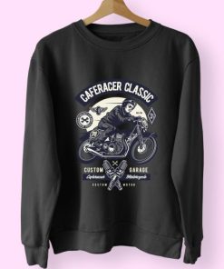 Caferacer Rider Classic Funny Graphic Sweatshirt 4