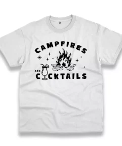 Campfire And Cocktails Thanksgiving Vintage T Shirt 3 Campfire And Cocktails Thanksgiving Vintage T Shirt 4