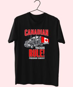 Canadian Trucker Rule Freedom Convoy 70S T Shirt Outfit Canadian Trucker Rule Freedom Convoy 70S T Shirt Outfit