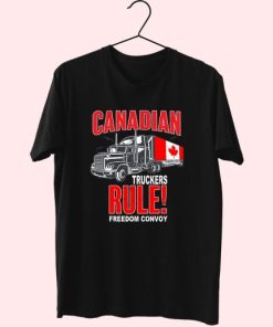Canadian Trucker Rule Freedom Convoy 70S T Shirt Outfit