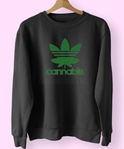 Cannabis Waiting Me Parody Funny Sweatshirt Design