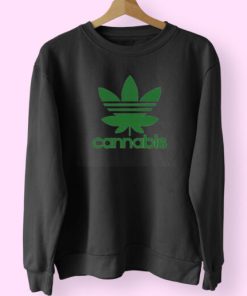 Cannabis Waiting Me Parody Funny Sweatshirt Design