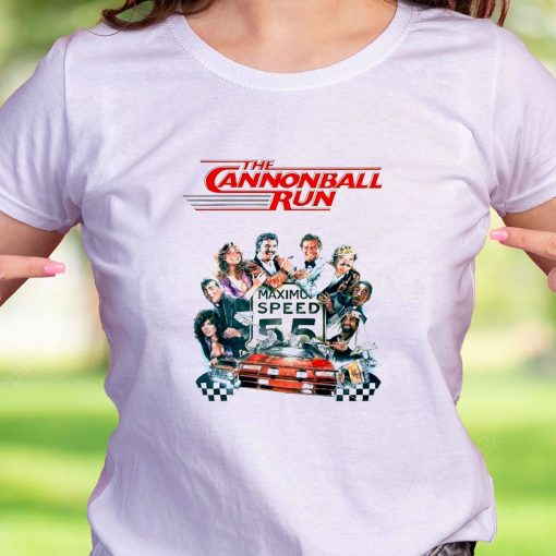 Cannonball Run Movie Poster Retro Nostalgic Casual T Shirt