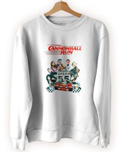 Cannonball Run Movie Poster Retro Nostalgic Cool Sweatshirt Cannonball Run Movie Poster Retro Nostalgic Cool Sweatshirt