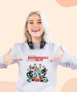 Cannonball Run Movie Poster Retro Nostalgic Cool Sweatshirt