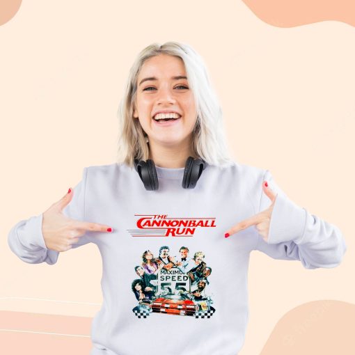 Cannonball Run Movie Poster Retro Nostalgic Cool Sweatshirt