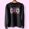 Captain Dad Superhero Funny Father Day Sweatshirt