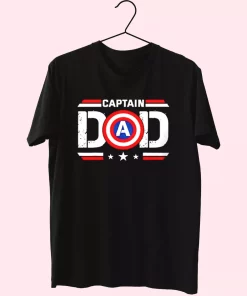 Captain Dad Superhero T Shirt For Dad Captain Dad Superhero T Shirt For Dad