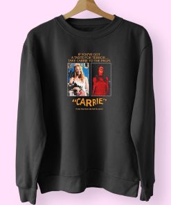 Carrie V3 Horror Movie Poster Sweatshirt Design