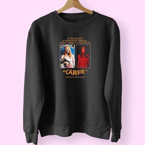 Carrie V3 Horror Movie Poster Sweatshirt Design