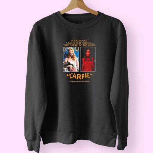 Carrie V3 Horror Movie Poster Sweatshirt Design