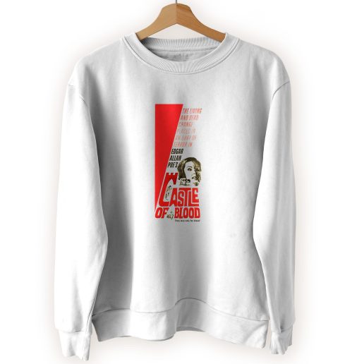 Castle Blood Retro Horror Cool Sweatshirt Castle Blood Retro Horror Cool Sweatshirt