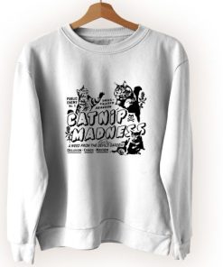 Catnip Madness Cute Cat Vintage Sweatshirt