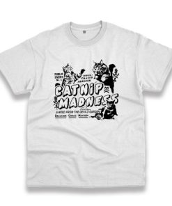 Catnip Madness Cute Cat Vintage Tshirt
