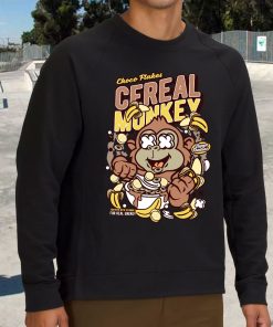Cereal Monkey Funny Graphic Sweatshirt 2 Cereal Monkey Funny Graphic Sweatshirt 3
