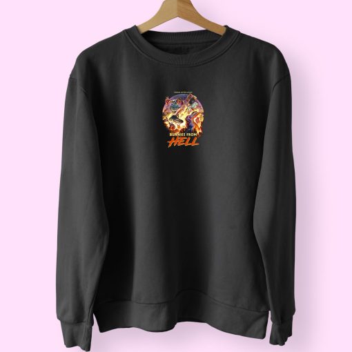 Chainsaw And Dave Present Bunnies From Hell Graphic Sweatshirt Design