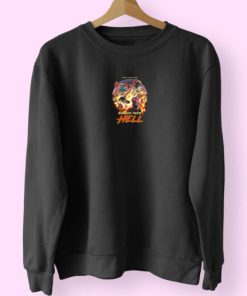Chainsaw And Dave Present Bunnies From Hell Graphic Sweatshirt Design