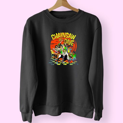 Chainsaw Dave Vintage 70s Sweatshirt