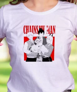 Chainsaw Man Devil Hunters Thanksgiving Vintage T Shirt