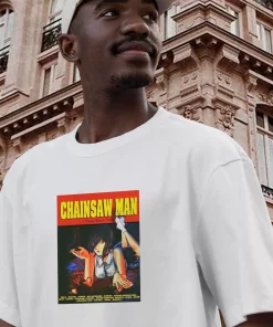 Chainsaw Man Pulp Fiction Thanksgiving Vintage T Shirt 2 Chainsaw Man Pulp Fiction Thanksgiving Vintage T Shirt 3