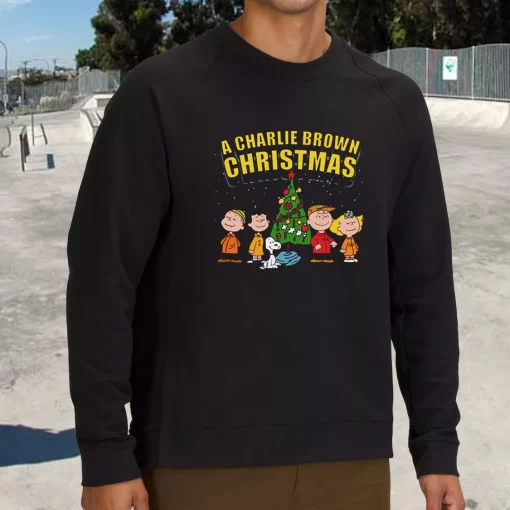 Charlie Brown Christmas Sweatshirt Xmas Outfit