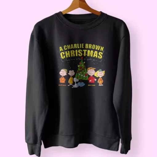 Charlie Brown Christmas Sweatshirt Xmas Outfit