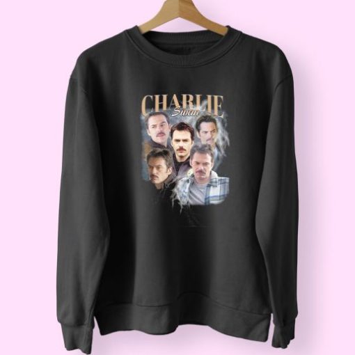 Charlie Swan Vintage Funny Sweatshirt