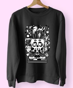 Chess Skull Head Funny Graphic Sweatshirt Chess Skull Head Funny Graphic Sweatshirt