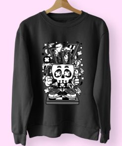 Chess Skull Head Funny Graphic Sweatshirt 5