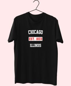 Chicago Est 1833 Illinois Fashionable T Shirt