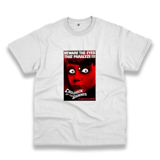 Children Of The Damned Retro Horror Casual T Shirt Children Of The Damned Retro Horror Casual T Shirt