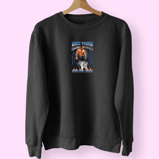 Chinatown X Mike Tyson Tiger Graphic Sweatshirt Design