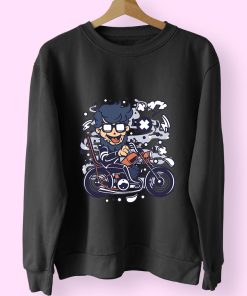 Chopper Hipster Funny Graphic Sweatshirt Chopper Hipster Funny Graphic Sweatshirt