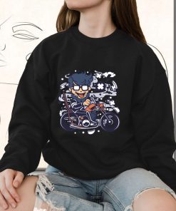 Chopper Hipster Funny Graphic Sweatshirt