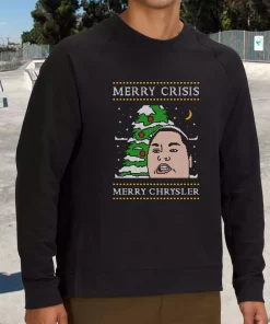 Christine Sydelko Merry Crimus Crisis Chrysler Christmas Sweatshirt Xmas Outfit