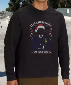Christmas Captain Raymond Holt I Am Ecstatic Sweatshirt Xmas Outfit