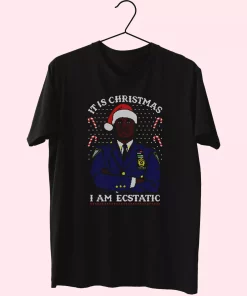Christmas Captain Raymond Holt I Am Ecstatic T Shirt Xmas Design