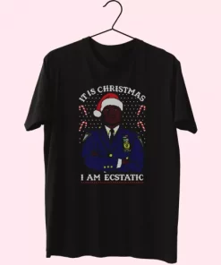 Christmas Captain Raymond Holt I Am Ecstatic T Shirt Xmas Design 4