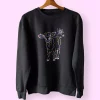 Christmas Cow Light Sweatshirt Xmas Outfit