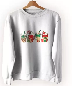Christmas Snowman Latte Coffee Lover Ugly Christmas Sweater 3 Christmas Snowman Latte Coffee Lover Ugly Christmas Sweater 4
