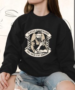 Classic Barber Shop Funny Graphic Sweatshirt