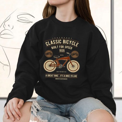 Classic Bicycle Funny Graphic Sweatshirt