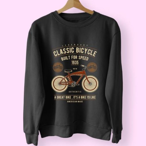 Classic Bicycle Funny Graphic Sweatshirt