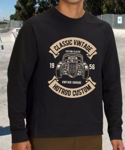 Classic Vintage Hotrod Funny Graphic Sweatshirt 3