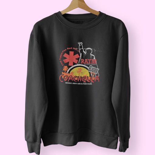 Coachella Bjork Rage Against The Machine Sweatshirt Design